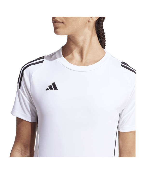 adidas Tiro 24 Trikot Damen Weiss Schwarz - weiss
