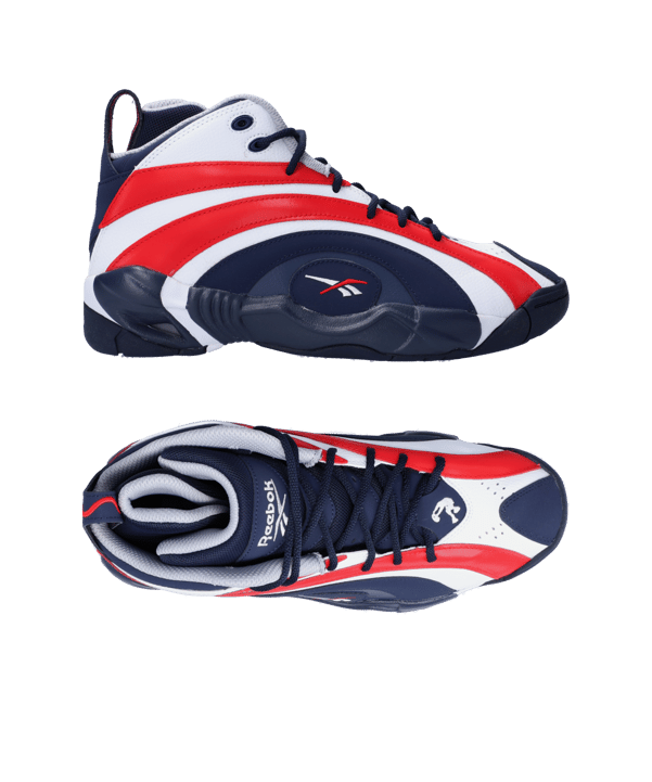 Reebok Shaqnosis High Blau Weiss Rot - blau