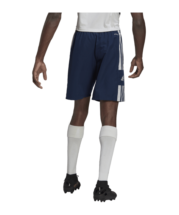 adidas Squadra 21 Short Dunkelblau Weiss - blau