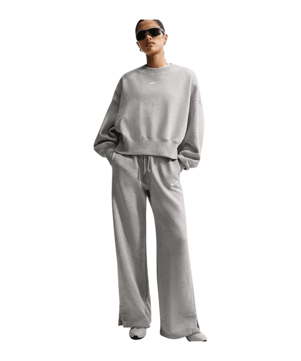 Nike Phoenix Fleece Pantalon de survêtement Femmes Gris C063 - gris