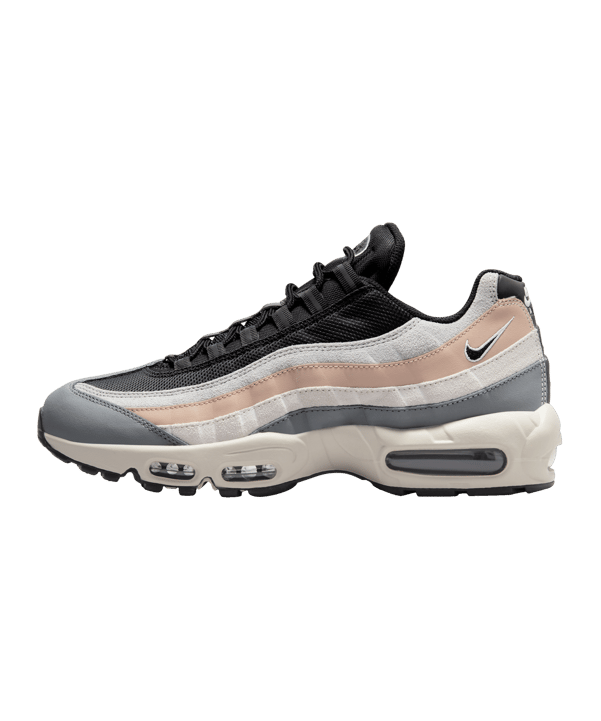 Nike Air Max 95 Grau Schwarz Rosa F002 - grau