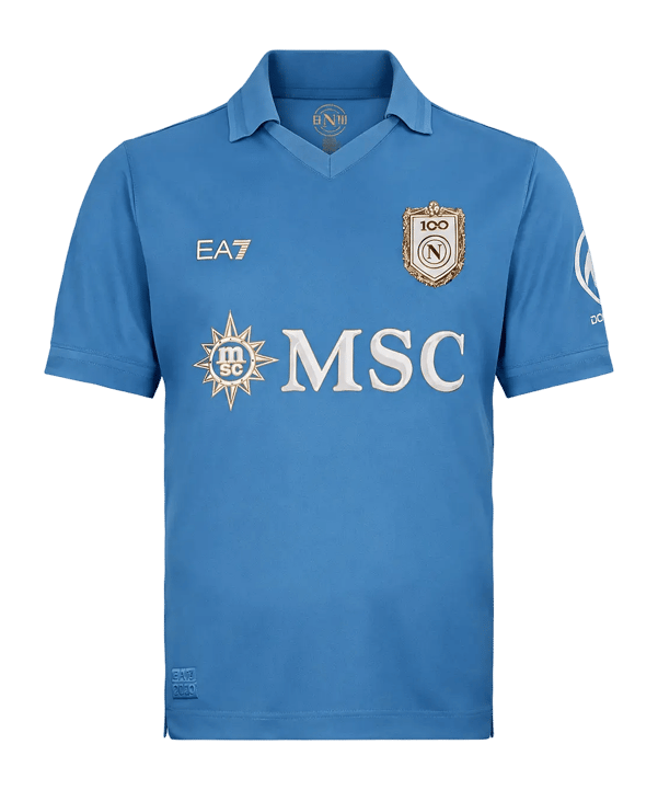 EA7 SSC Napoli Replica Maillot Home 2026/2027 Bleu - bleu