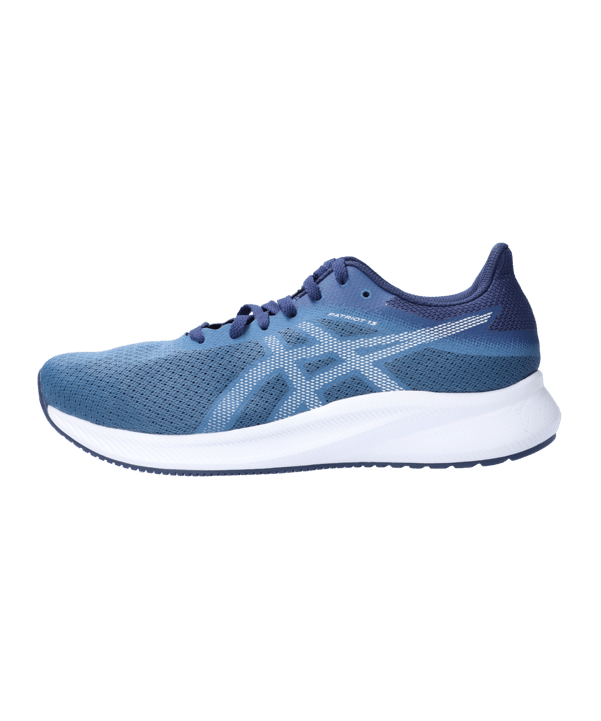 Asics Patriot 13 Blau Weiss F400 Laufschuh - blau