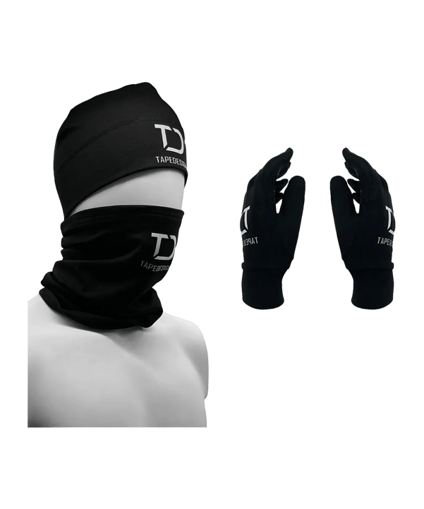 Tapedesign Winterset Schwarz Weiss F01 - schwarz