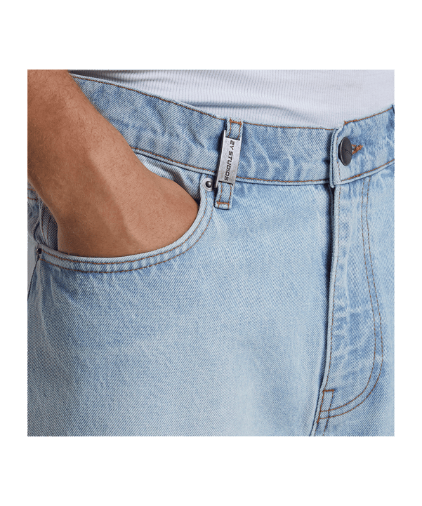 2Y Studios Eren Basic Wide Baggy Jeans Hose Blau - blau