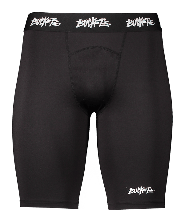 Bucketz 9'' Compression Short Schwarz - schwarz