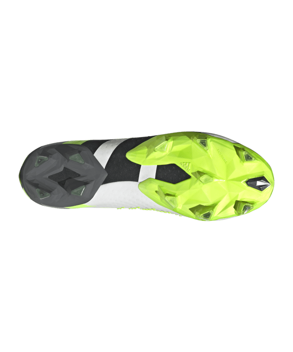 adidas Predator Accuracy+ FG Crazyrush Weiss Schwarz Gelb - weiss