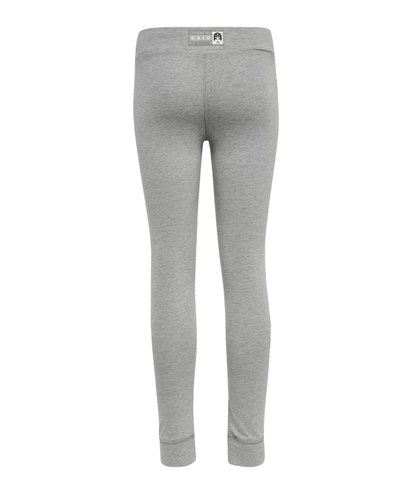 Hummel Move Grid Cotton Leggings Kids Grau F2006 - grau