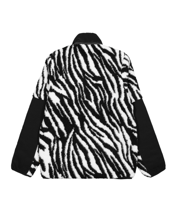 Stan Ray High Pile Fleece Jacke Schwarz Weiss - schwarz