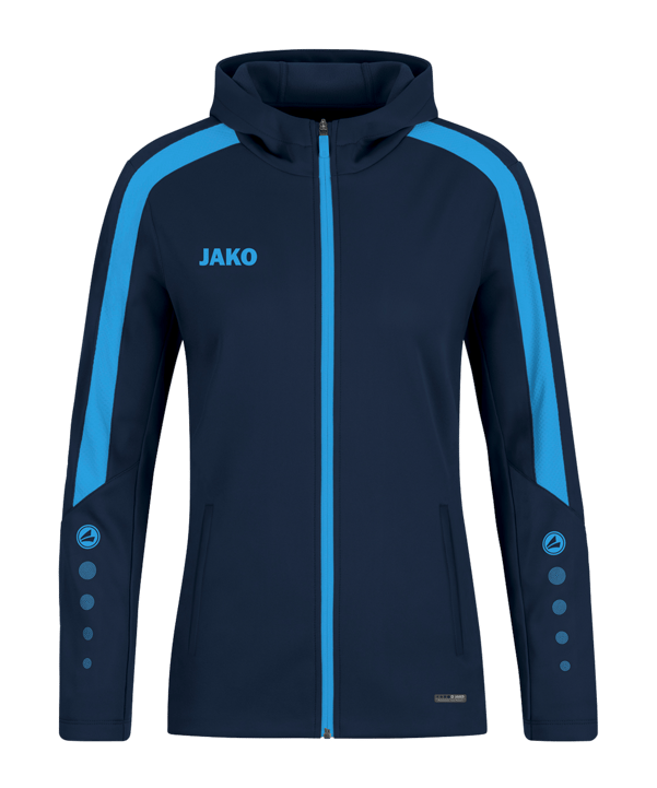 JAKO Power Kapuzenjacke Damen Blau F910 - blau