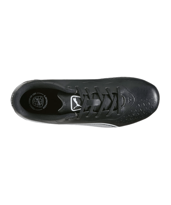 PUMA KING Match FG/AG Jr enfants noir blanc F01 - noir