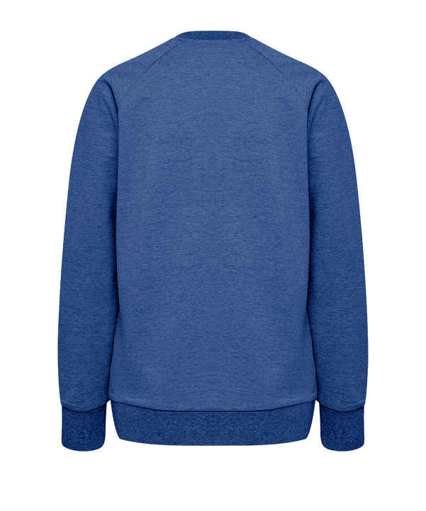Hummel Cotton Logo Sweatshirt Damen Blau F7045 - blau