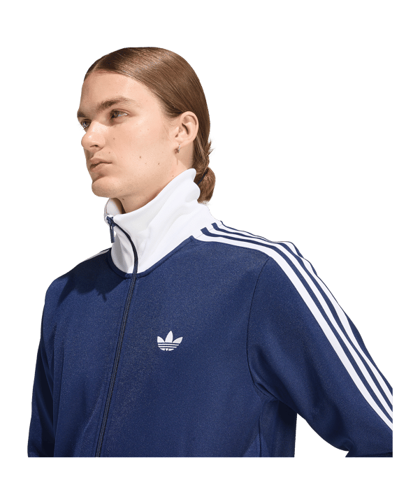 adidas Originals Classic Track Top Trainingsjacke Blau - blau