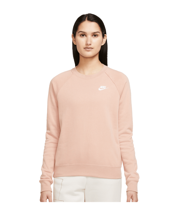 Nike Essential Fleece Sweatshirt Damen Rosa F609 - rosa