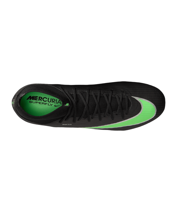 Nike Air Zoom Mercurial Superfly XI Academy High MG Shadow Schwarz F001