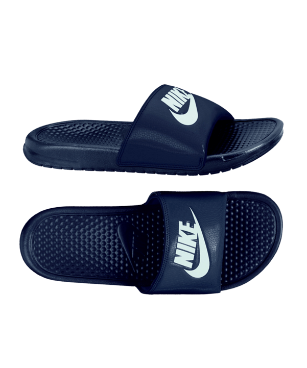 Nike Benassi JDI Badelatschen Blau F403 - blau