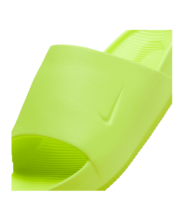 Nike Calm Slide Badelatsche Gelb F700 - grau