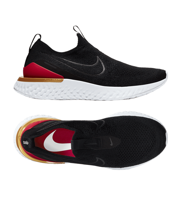 Nike Epic Phantom React Flyknit Running Damen F004 - schwarz