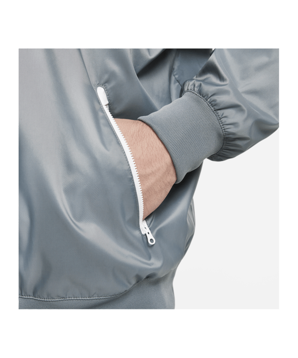 Nike Woven Windrunner Kapuzenjacke Grau F084 - grau