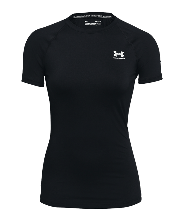 Under Armour Baselayer HG Authentics Comp T-shirt Donna Nero C001 - nero