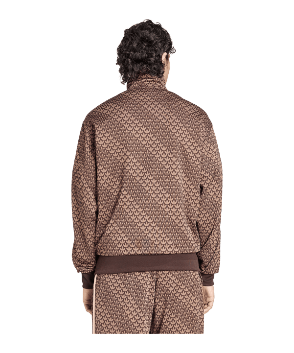 adidas Originals Firebird Loose Monogram Jacke Braun - braun
