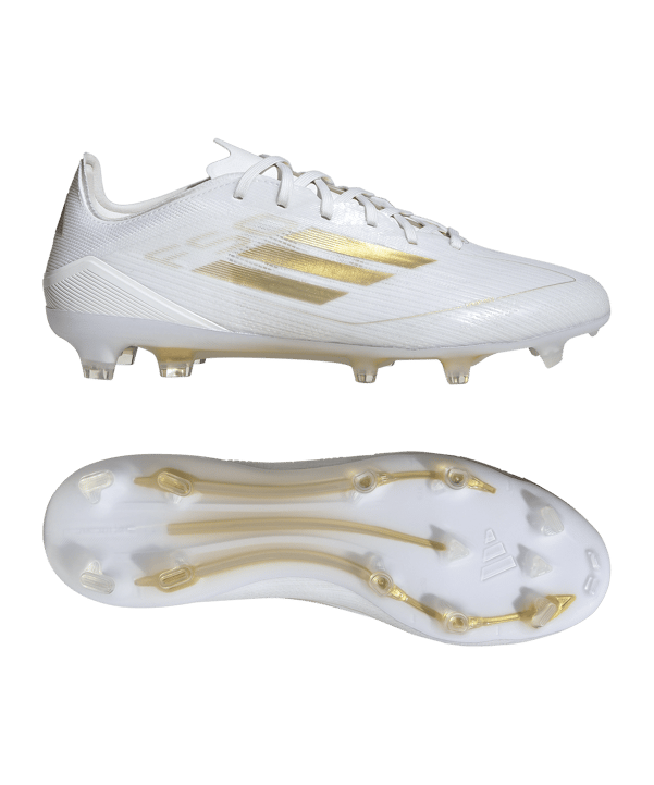 adidas F50 Pro FG Day Spark Weiss Gold - weiss