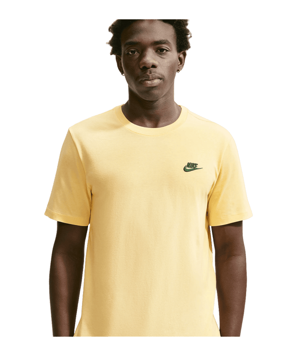 Nike Club T-Shirt Jaune C723 - jaune