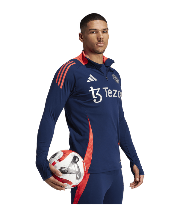 adidas Manchester United Sweatshirt Blau - blau