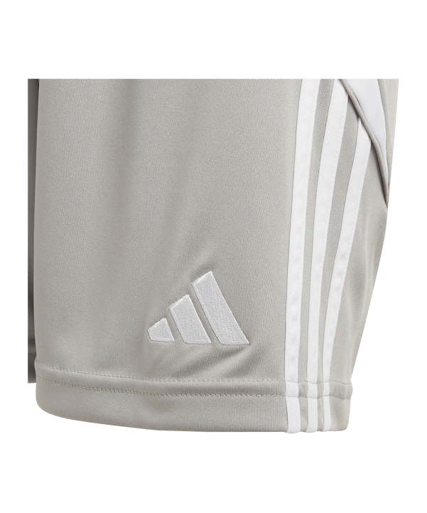 adidas Tiro 24 Short Kids Grau Weiss - grau