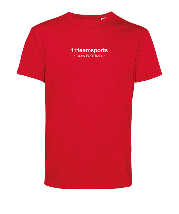 11teamsports 100 Prozent Football T-Shirt Rot - rot