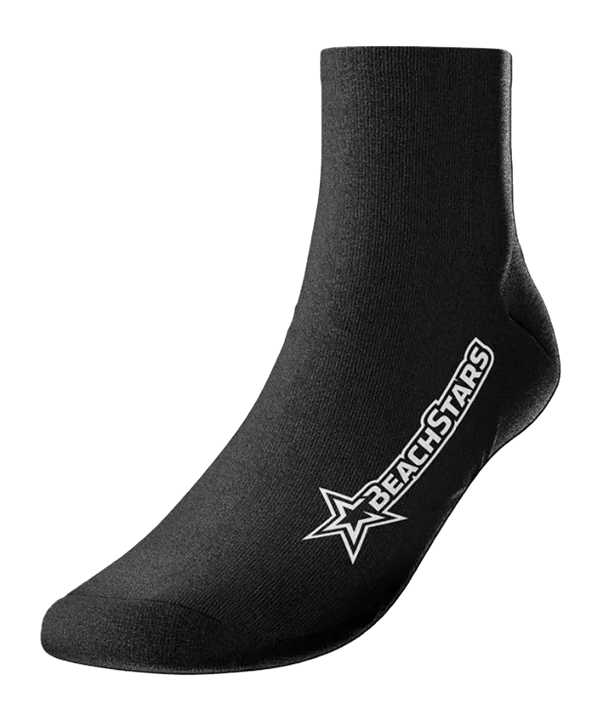 Ballsportdirekt Beachstar Socken Schwarz - schwarz