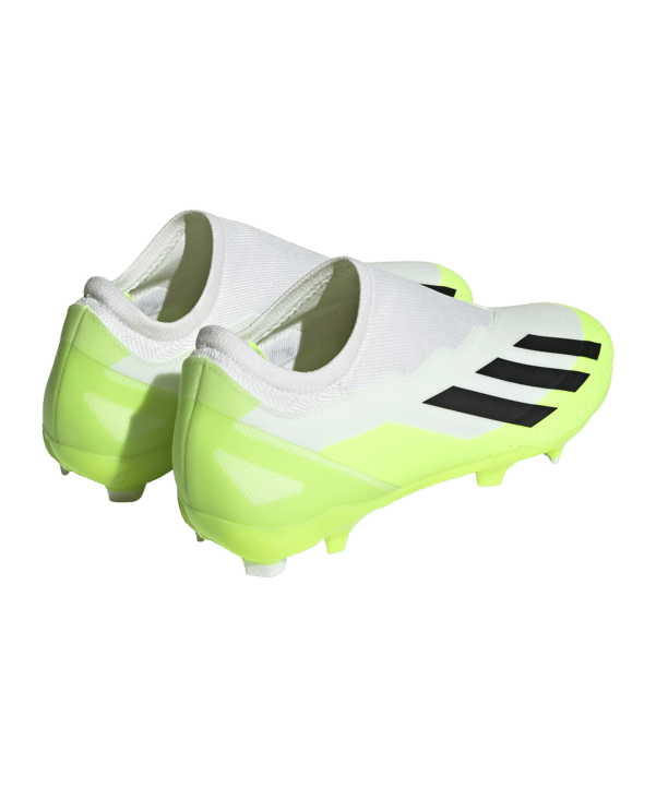 adidas X Crazyfast.3 LL FG Crazyrush Weiss Schwarz Gelb - weiss