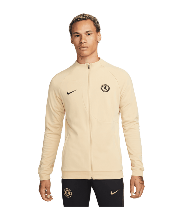 Nike FC Chelsea London Academy Trainingsjacke Beige F252 - beige