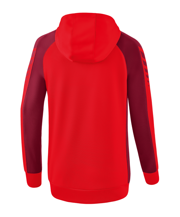 Erima Six Wings Kapuzenjacke Damen Rot - rot