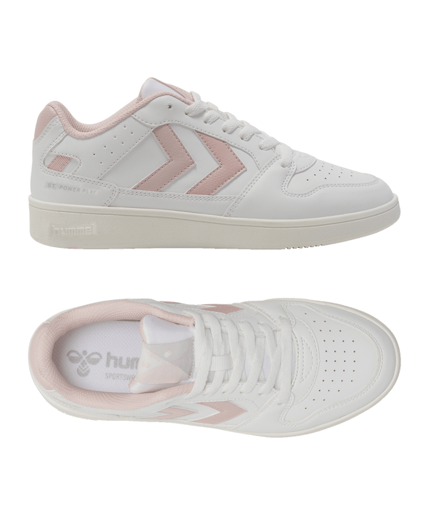 Hummel St. Power Play Lzd Sneaker Damen Weiß F9409 - weiss