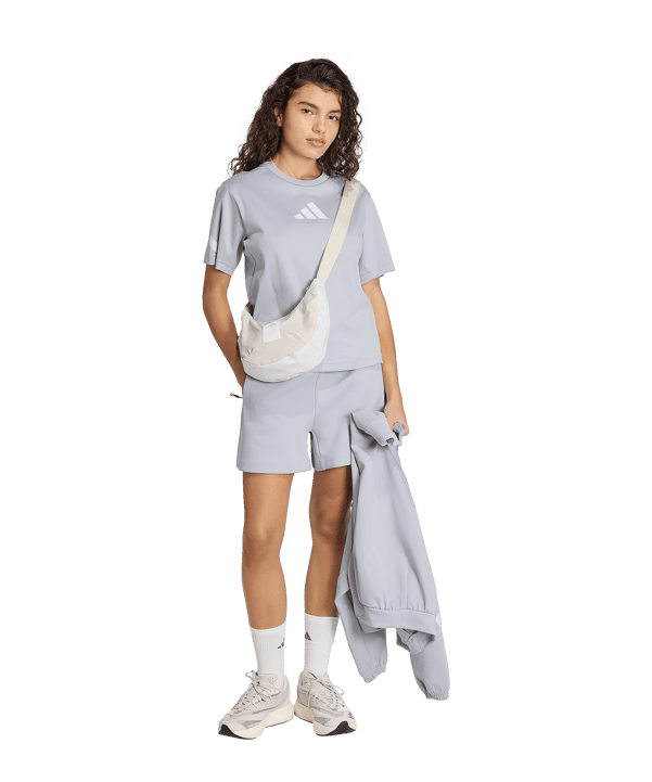 adidas Z.N.E T-Shirt Damen Grau - grau