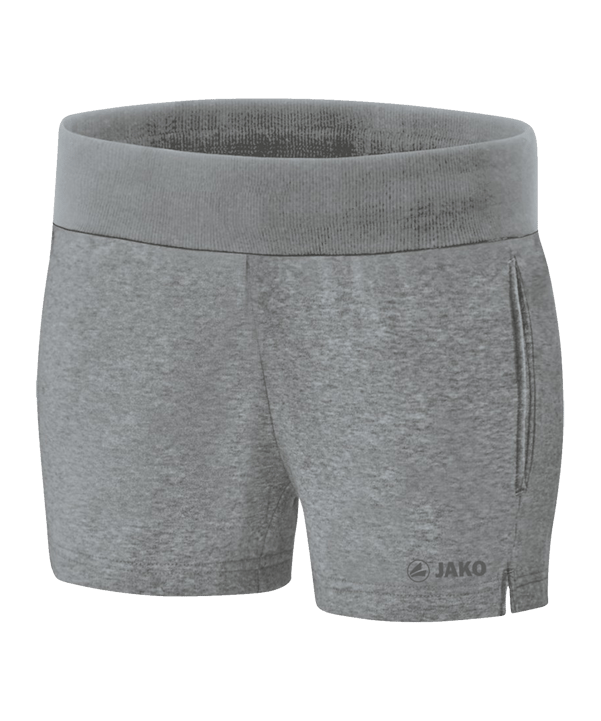 JAKO Basic Sweatshort Damen Grau F21 - grau