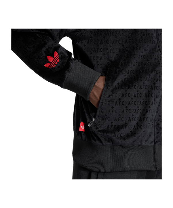 adidas FC Arsenal London Places+Faces Track Jacke Schwarz - schwarz