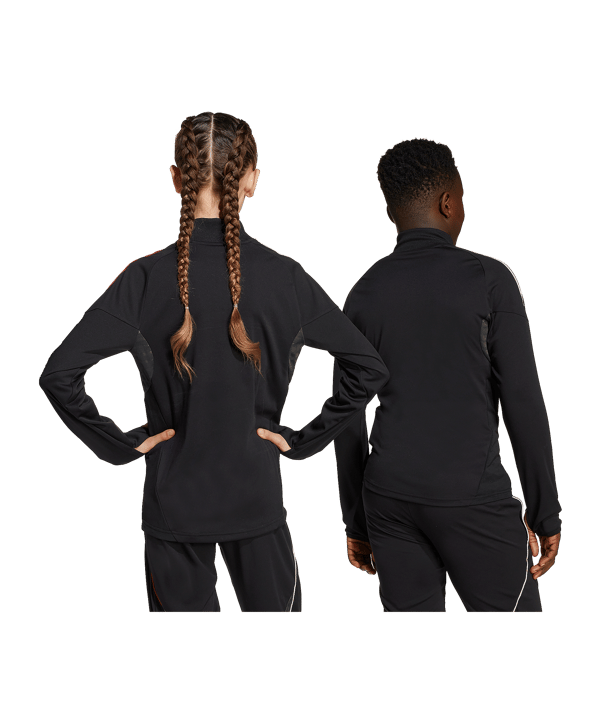 adidas Ajax Amsterdam Training Sweatshirt Kids Schwarz - schwarz