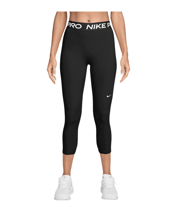 Nike 365 Mid Rise Leggings Damen Schwarz F010 - schwarz