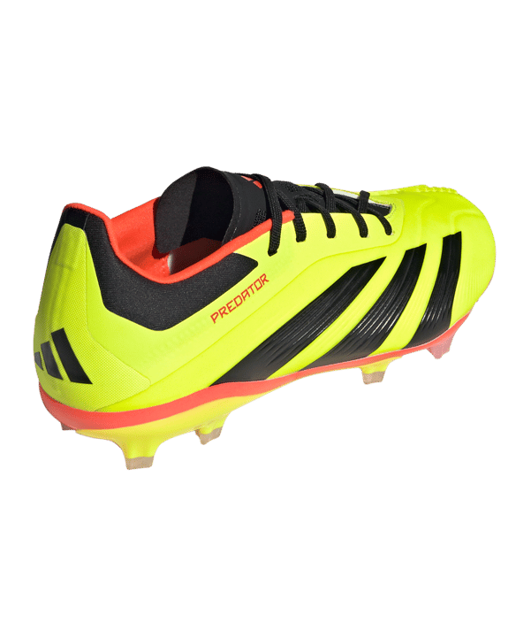 adidas Predator Elite FG Kids Energy Citrus Gelb Schwarz Rot - gelb