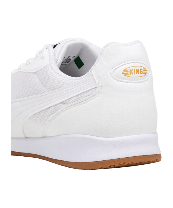 PUMA KING Top IT Halle Weiss Gold F02 - weiss