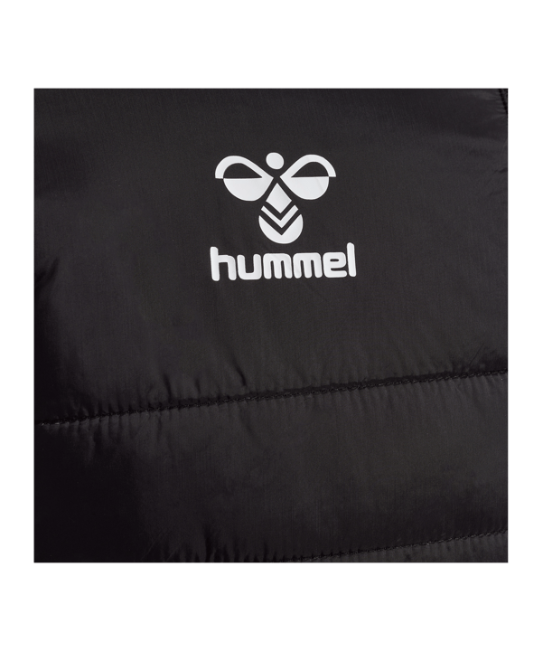 Hummel hmlGO Quilted Kapuzenjacke Schwarz F2001 - schwarz