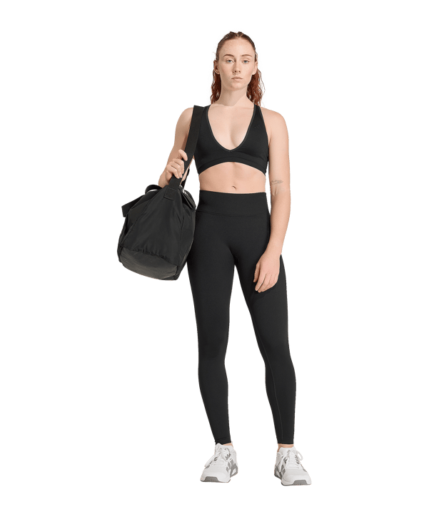 adidas Workout Essentials Leggings Damen Schwarz - schwarz