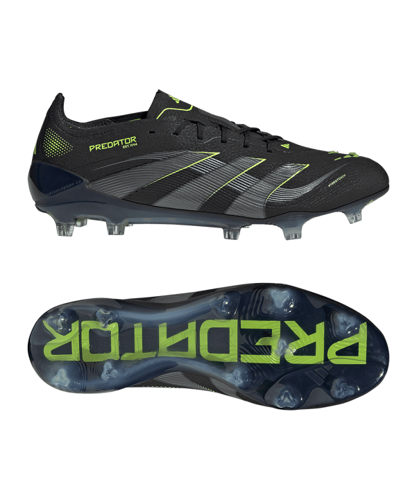 adidas Predator Elite FG Electric Stealth Schwarz - schwarz