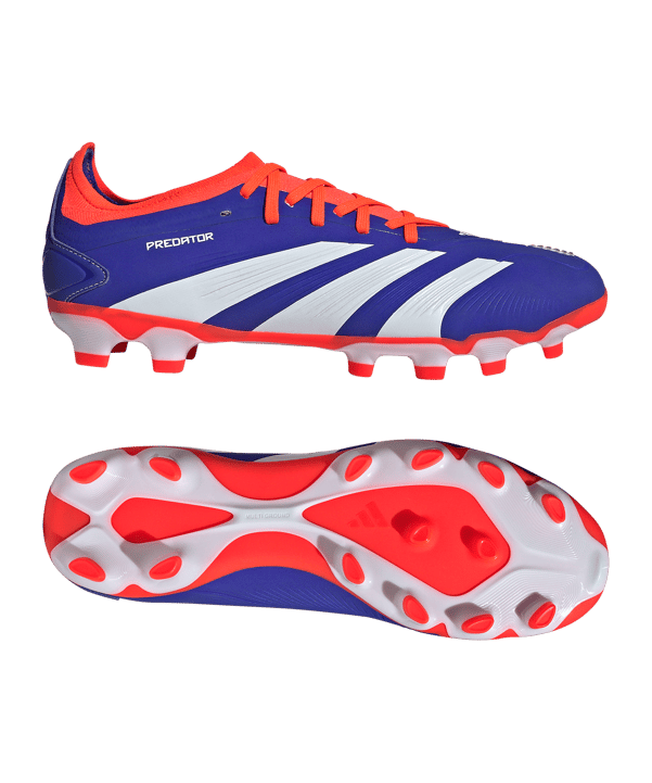 adidas Predator Pro MG Advancement Weiss Rot - weiss