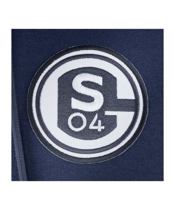 adidas Originals FC Schalke 04 Jas met capuchon Blauw - blauw