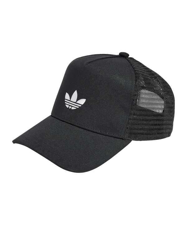 adidas Curved Trucker Cap Schwarz - schwarz