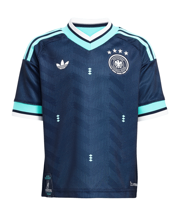 adidas DFB Deutschland Trikot Set Away WM 2026 Kids Blau - blau