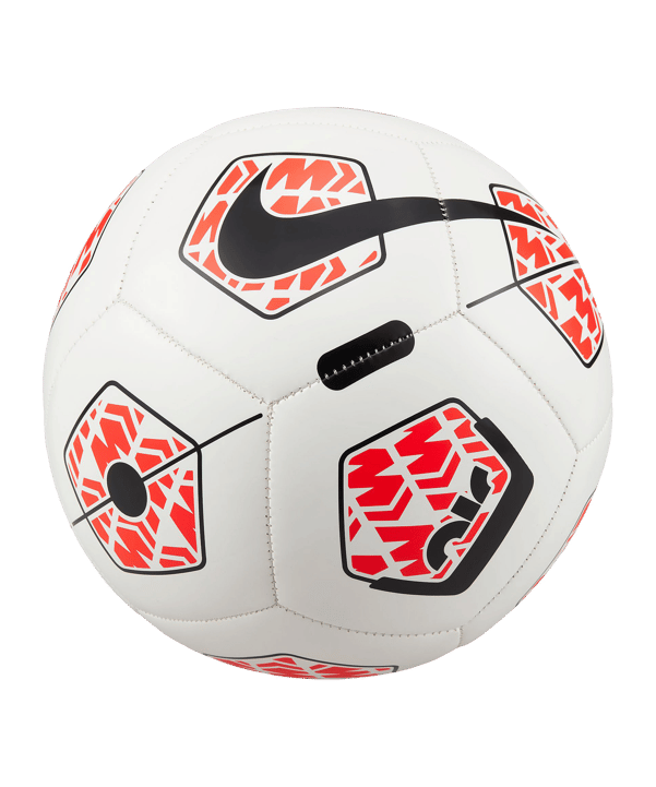 Nike Mercurial Fade Trainingsball Weiss Rot F100 - weiss